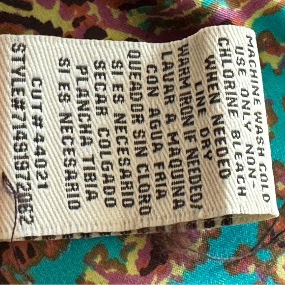 ECI Multicolor Paisley Dress Size 16. NWOT - Picture 5 of 5